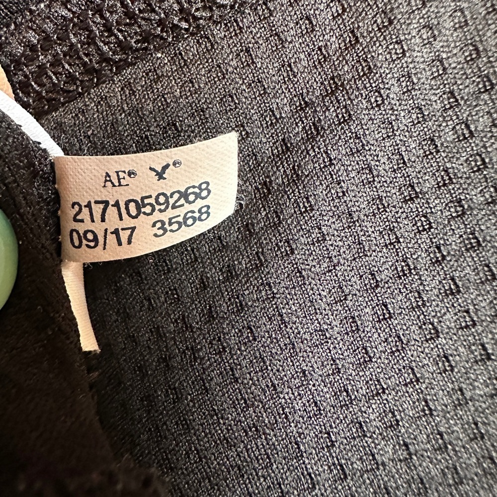 American Eagle Outfitters Black Hoodie XL Flex Branded Logo - Picture 8 of 10